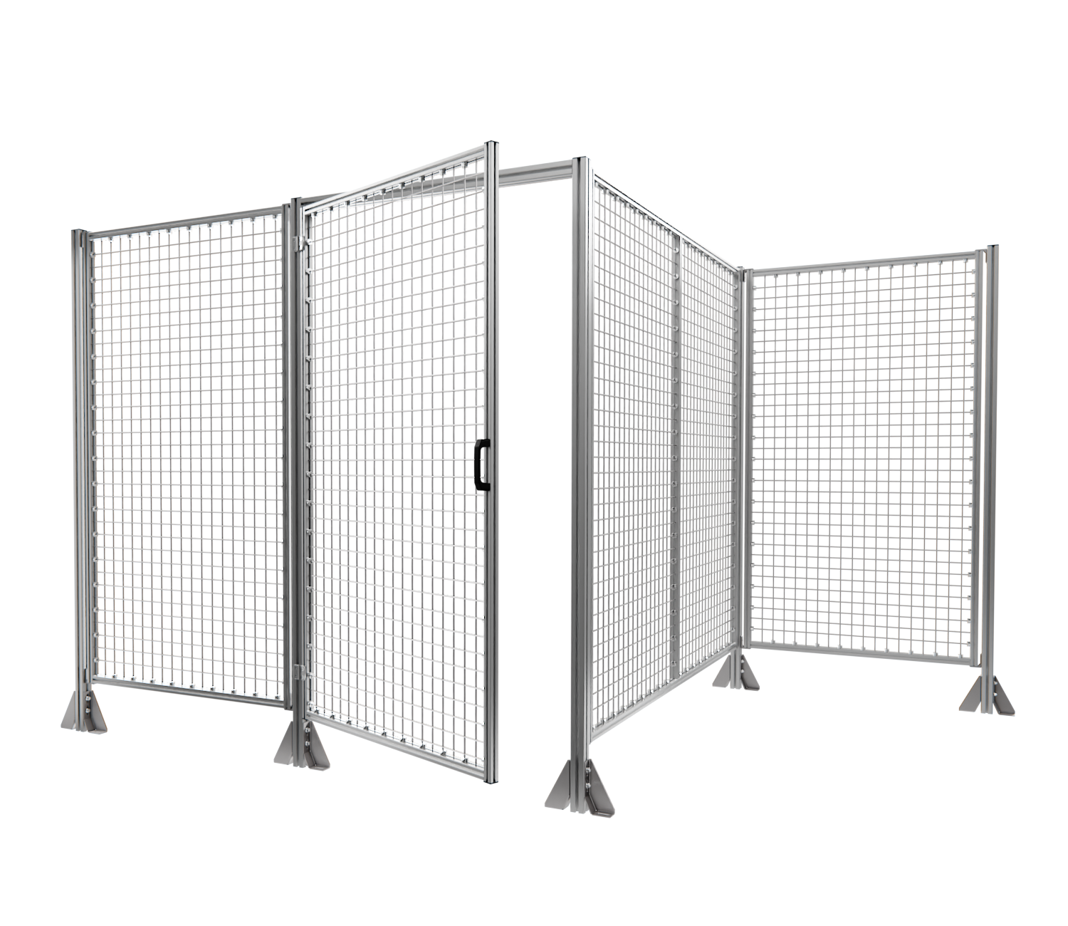 Алюминиевые промышленные ограждения